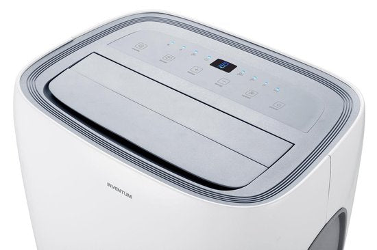 Inventum AC125W - Climatiseur mobile - Climatiseur - Fonction 3 en 1 - Télécommande - Jusqu'à 105 m3 - 12000 BTU - Kit d'étanchéité - Blanc