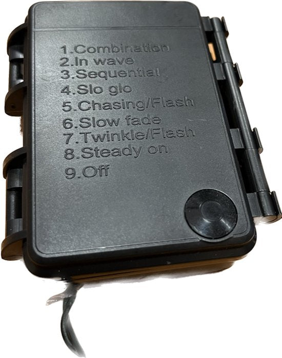 Guirlande - Merkloos - 200 led - 4m - Alimentation par piles - 8 fonctions d'éclairage - Blanc chaud