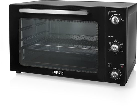 Princess 112759 - Four à convection autoportant - 5 étages - 55 litres - 2000 W - Noir