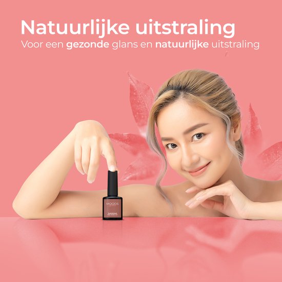 Moods Gellac BIAB - Builder in a Bottle - BIAB Nail Builder Gel - The Nude - HEMA & TPO Free