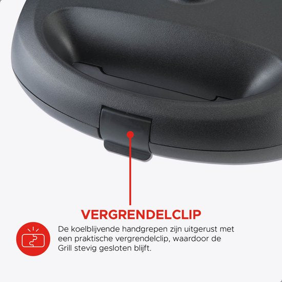 Bourgini MultiGrill 3-en-1 - Toasti maker, Grill & Gaufrier - Sans PFAS - Plaques interchangeables - 750W