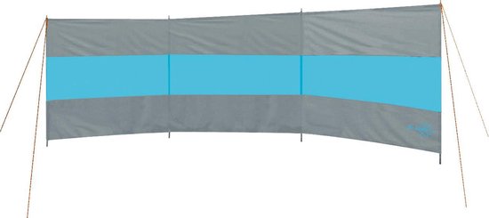 Bo-Camp - Brise-vent - Brendan - 3 compartiments - Gris/Bleu