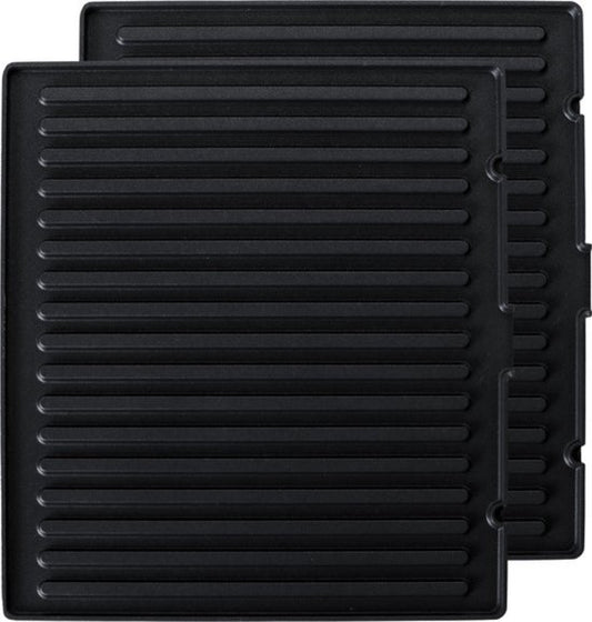Safecourt kitchen - Plaques de gril amovibles - Lavables au lave-vaisselle - Lot de 2 - CG100 & CG300