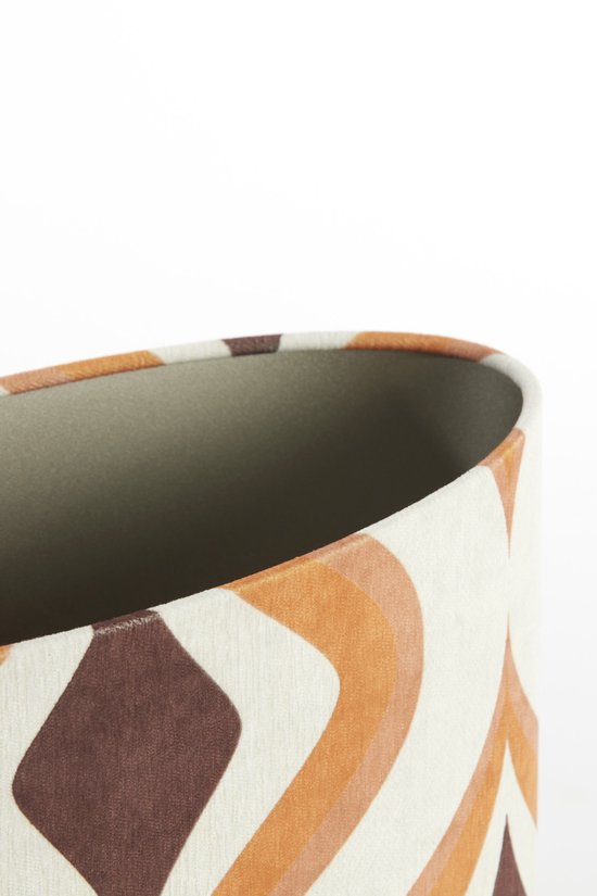 Light & Living - abat-jour - Cookie - orange - textile - E27 - 3538522