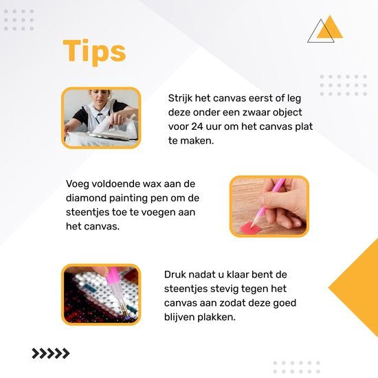 Rubye® Peinture au diamant adultes - Peinture au diamant enfants - Peinture au diamant paquet complet - Chaton et chiot - 40x30cm