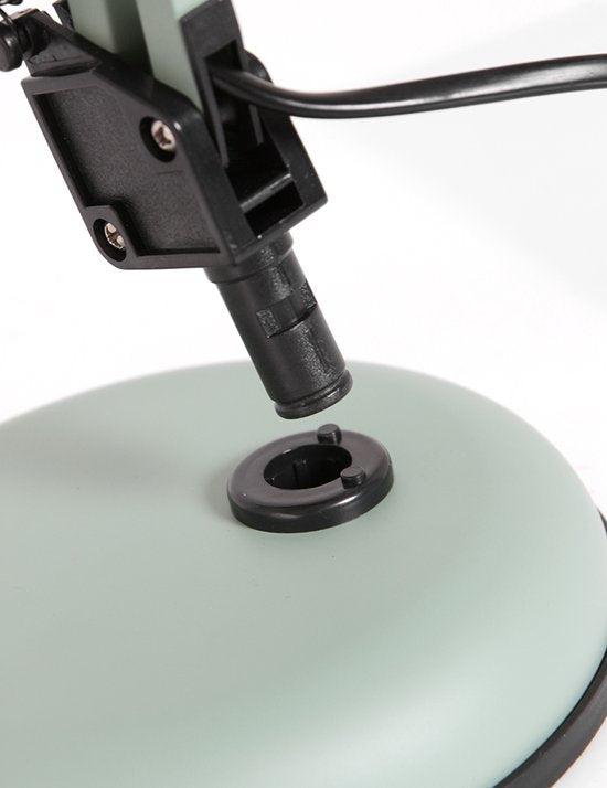 Lampe à poser Mexlite Study - vert - métal - 15 cm - douille E27 - 3456G