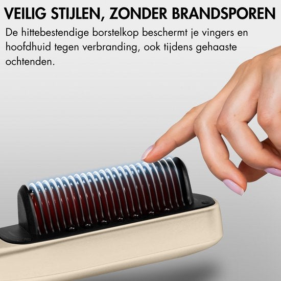 Sansbeauté® Steam Straightener PRO - Lisseur à vapeur - Professional Straightener 5.0 - Lisseurs à vapeur - Cremé