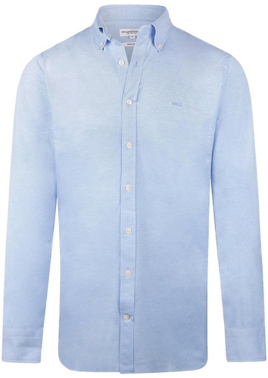McGregor Shirt Stretch Pique Shirt Mm252 6001 08 2001 Light Blue Hommes Taille - M