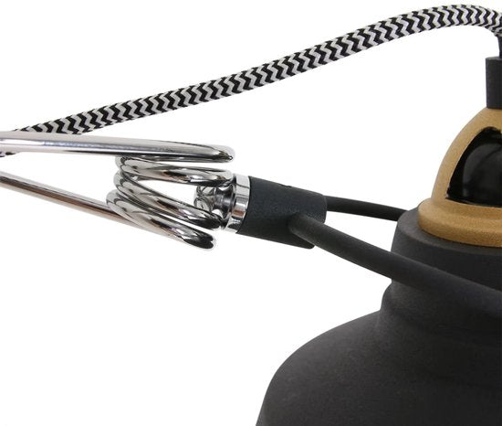 Applique Nove 1320ZW - Noir, orientable et inclinable, plastique/métal - Mexlite