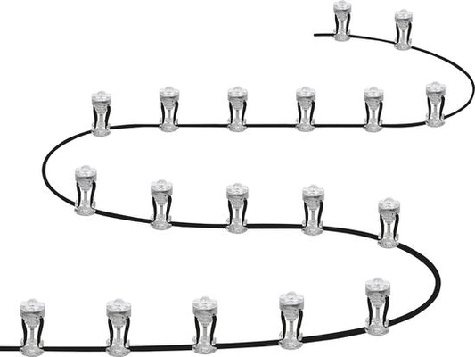 LEDVANCE Luminaire de jardin mince LED : pour sol, SMART+ GARDEN DOT MULTICOLOR / 4 W, 22-...24- V, angle de rayonnement : 33, RGB, matériau du corps : polycarbonate (PC), IP65