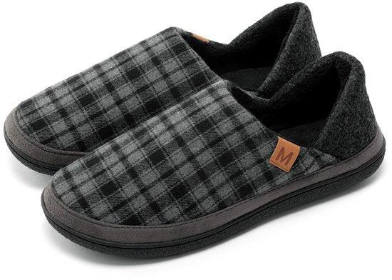 Milanoro - Pantoufles confortables et chaudes pour hommes - Marine - 41-42