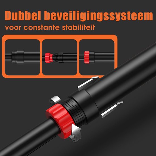 DH FitLife Pull-Up Bar for Door - Barre de traction sans vis 72-92 cm - Niveau à bulle inclus pour l'entraînement de la force et l'installation d'une barre de traction.