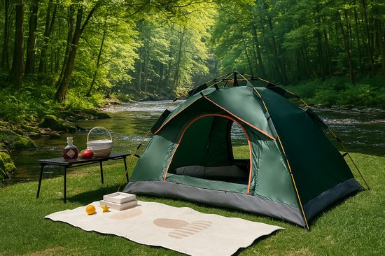VDD - tente pop-up - tente pop-up 1 personne - tente - tente pop-up imperméable - 200x150x110 - 1 personne - vert