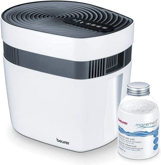 Beurer MK 500 + Salz ONP humidificateur Vapeur 6 l Blanc 24 W