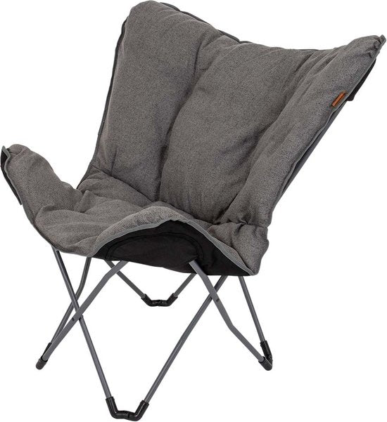 Bo-Camp - Urban Outdoor - Chaise papillon - Grainger - L - Nika - Gris