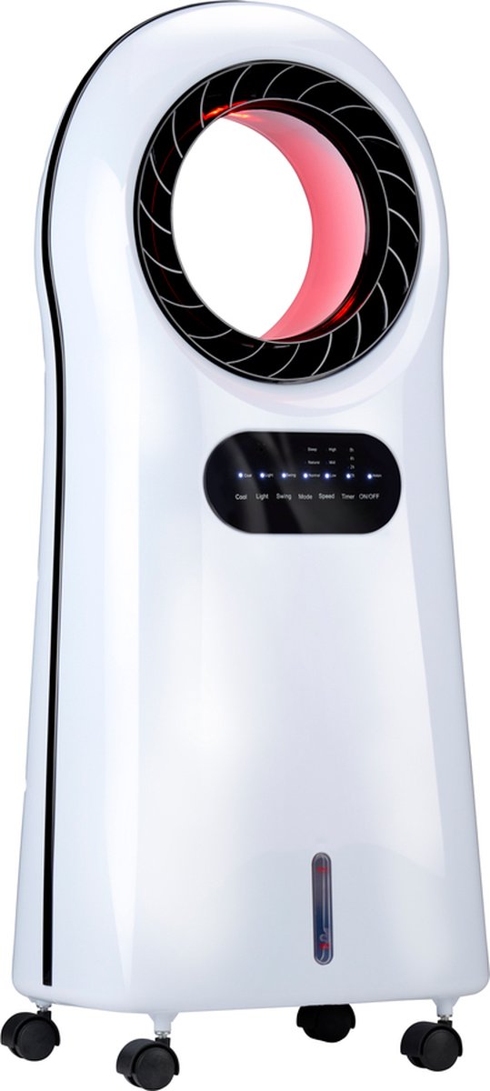 Lifetime Air Refroidisseur d'air - 55dB - 3.5L - 110 W - Télécommande et éléments de refroidissement inclus 32 x 23.50 x 76.50cm - Blanc
