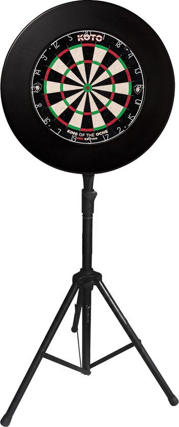 GrandSlam - Support de fléchettes portable - pliable, trépied, universel - aluminium - noir