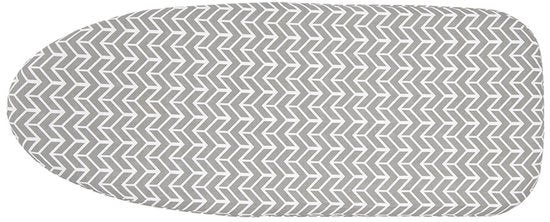 Housse de table à repasser en coton gris 77x31 cm - pour table à repasser - couche supérieure