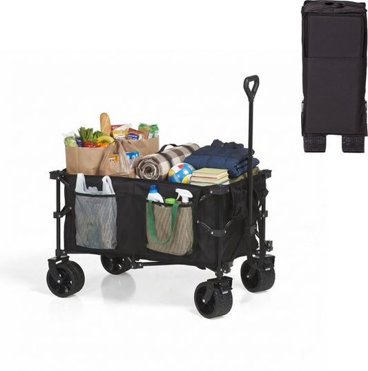 Mr. Fold Bolderkar XL - pliable 200L 150KG - roues anti-fuites tout-terrain