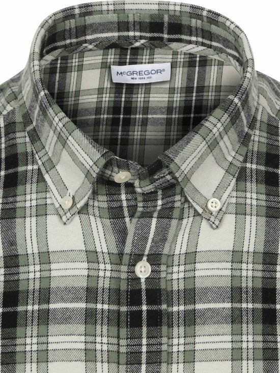 McGregor Shirt Flannel Plaid Green - Taille XL - Hommes - Chemises Casual