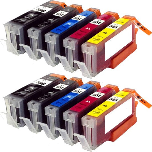 Canon PGI-550XLBK et CLI-551XL BK/C/M/Y 10 cartouches private label