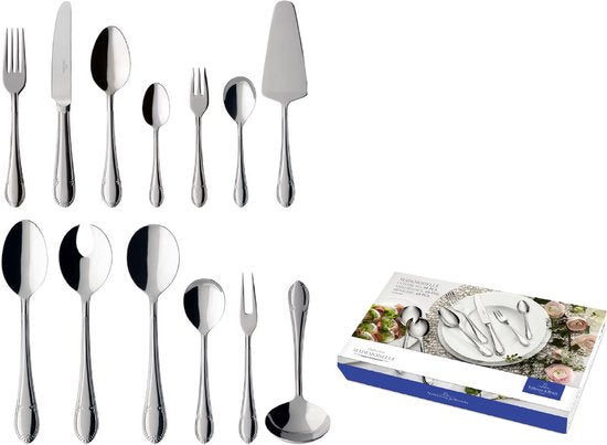 Villeroy & Boch Mademoiselle Set de couverts - 68 pièces - acier inoxydable