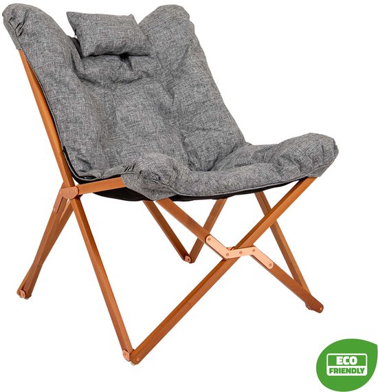 Bo-Camp - Urban Outdoor - Fauteuil relax - Bloomsbury Comfort - Gris