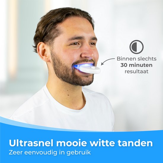 Nuvance - Kit de blanchiment des dents - 5 seringues sans peroxyde (0%) - Blanchisseurs de dents - Kit de blanchiment des dents - Dents blanches
