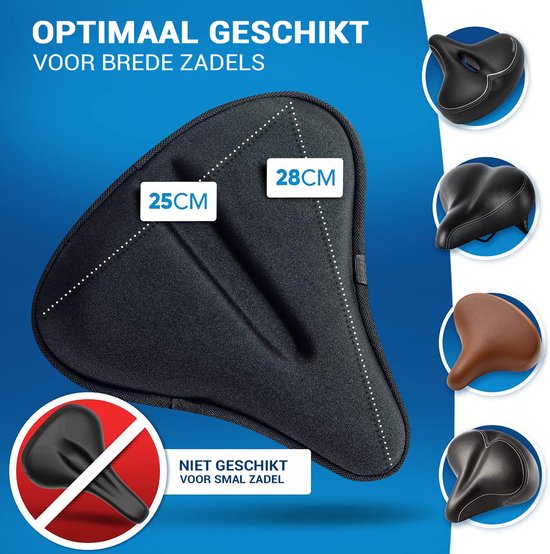 Housse de selle Nextcover vélo - mousse à mémoire de forme - imperméable avec housse de pluie
