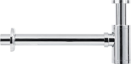 Differnz Fontaine Luxor - Evier en pierre naturelle - Noir - Robinet courbe - Chrome - Poignée standard - 38 x 14 x 8 cm