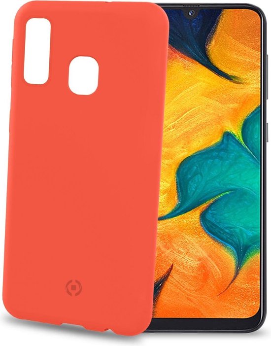 Étui Celly pour Samsung Galaxy A40 - Coque arrière en TPU - Orange