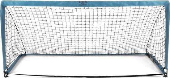 But de football Umbro - But de football 200 x 100 x 100 cm - Grand but de football 1.5KG - Facile à déplacer - Jouet d'extérieur pour enfants et adultes - But d'entraînement au football - Métal - Bleu