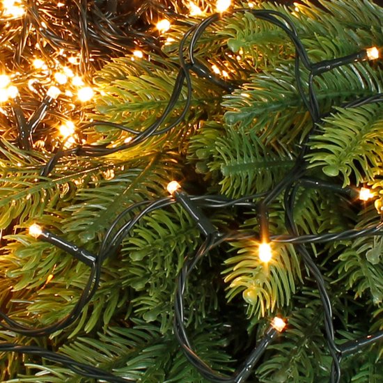 Nampook lumières pour sapin de Noël - 18 mètres - 240 LED blanc chaud - Extérieur