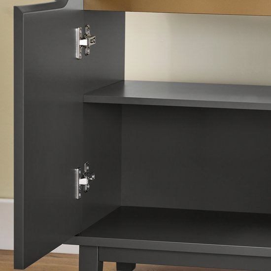 SoBuy BZR113-DG Meuble à vasque - Gris Meuble de salle de bains sous évier