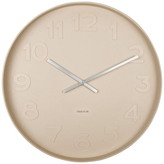 Horloge murale Karlsson Mr. Brown - Brown - Ø51cm - Horloge murale