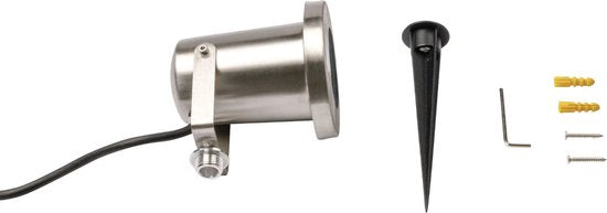 Lampes de jardin : Projecteur de jardin Protego - gris argenté