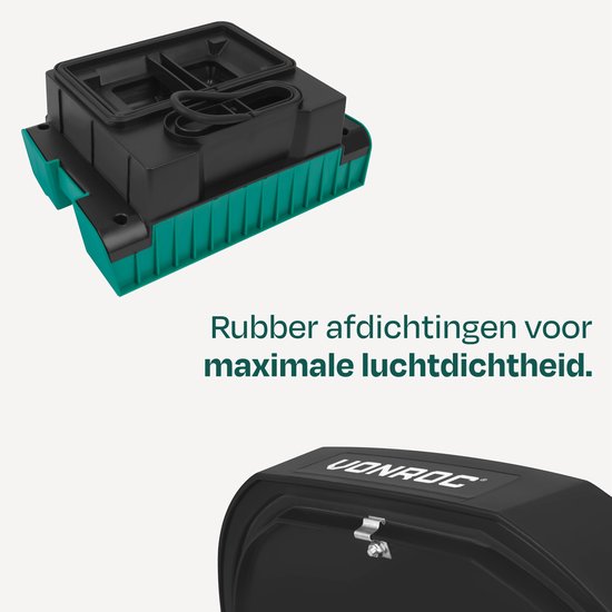 Aspirateur eau et poussière VONROC construction - Classe M - 1600W - 22kPa - Nettoyage automatique du filtre (fonction knock) - HEPA H14 - Réservoir 40L - Tuyau antistatique Ø35 mm