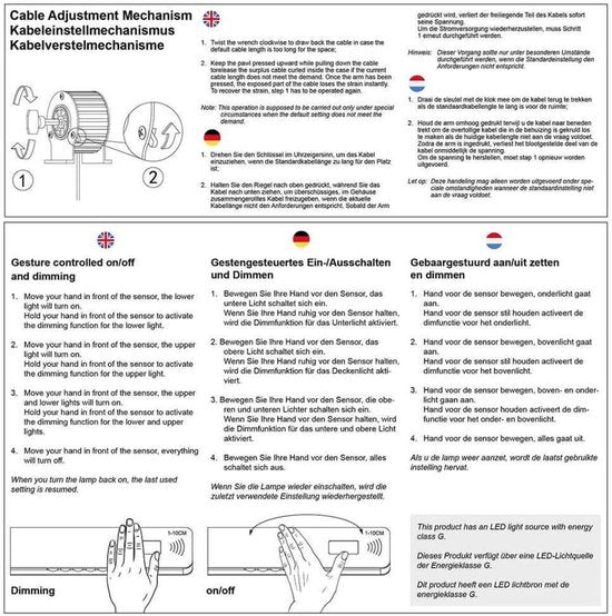 Steinhauer Exclusive - lampe suspendue - Fluxy - noir - métal - lampe design - LED - 4190ZW