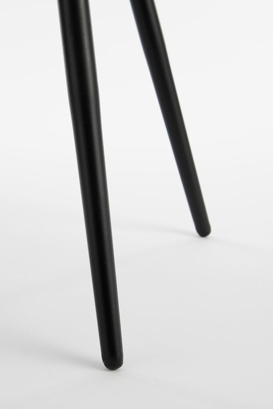 Table d'appoint - Mica Decorations Jailey - Lot de 2 - L84 x L39 x H39 cm - Bois recyclé - Noir