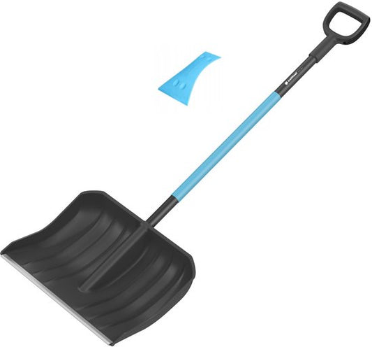 Cellfast - Pelle à neige - Manche en aluminium de 140 cm de long - Cellpro 40-340 + raclette à verre