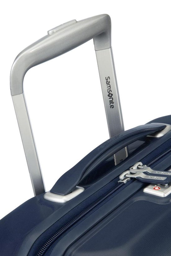 Valise cabine - Samsonite Flux - avec Extension - Polypropylène - Bleu Marine
