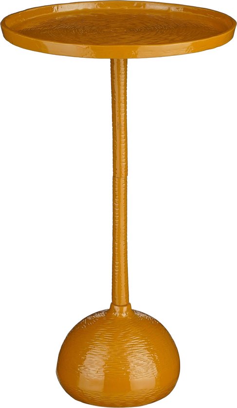 Mica Decorations Table d'appoint Colin - H58 x Ø34 cm - Aluminium recyclé - 100% FSC - Marron