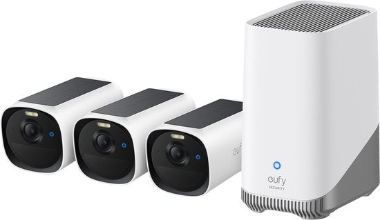 Eufy eufyCam E40 3-Cam Kit + HomeBase S280 Ball (shape) IP security camera Outdoor 2688 x 1520 Pixels Wall