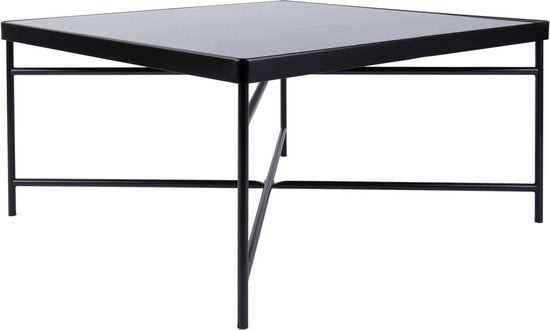 Table basse Smooth - Large - Carré Noir mat - 80x80x40cm