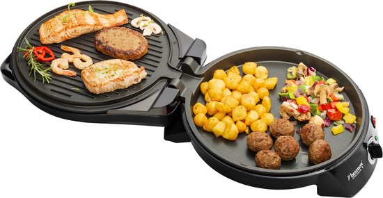 Bestron Four à pizza - APZ400Z - Maximum 230°C - Ø27 cm - Noir - Peut également être utilisé comme grill de table - Garantie 5 ans