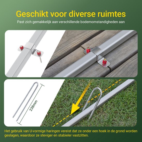 SoBuy KLS11-L-DG Garden House, Waterproof Outdoor Storage, Motorcycle Shelter with Hooks, Bicycle and Tool Garage, Bicycle Storage, Storage Space, Grey, 159x219x165 cm