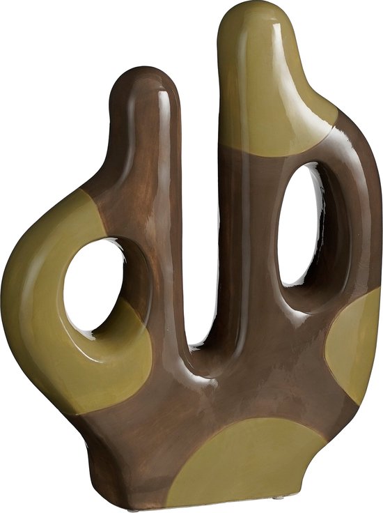 Mica Décorations Objet de décoration - L28 x L8 x H35 cm - Dolomite - Vert