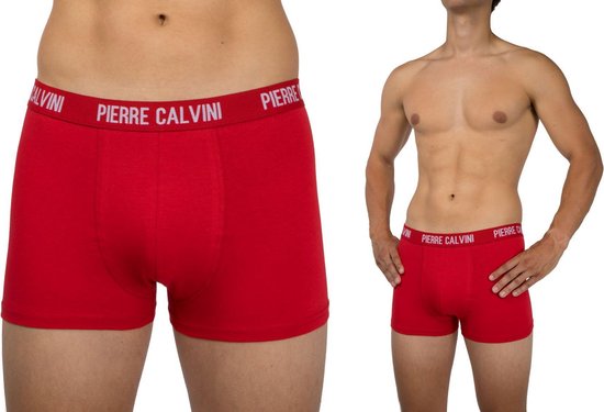 Pierre Calvini - Caleçons Hommes - Sous-vêtements Hommes - 12 Pièces - Taille L - Couleurs classiques - Caleçons Short Pipe