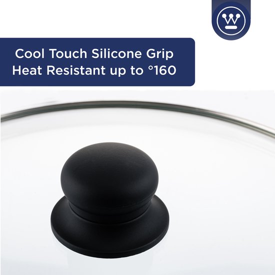 Casserole - Westinghouse - Ø 32 cm - Induction - Sans PFOA - Couvercle inclus - Marbre noir