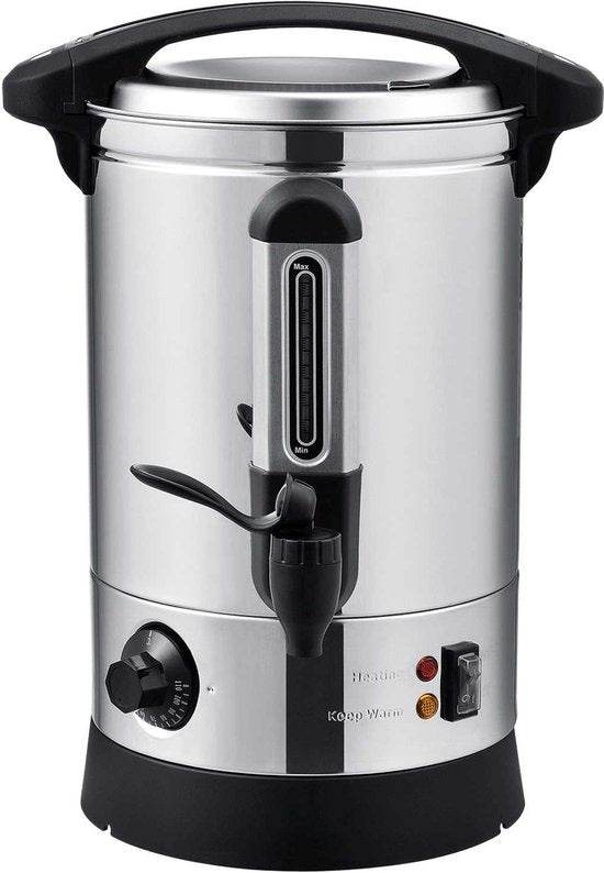 Bouilloire à vin chaud - Juskys - Teramo en acier inoxydable - 7 litres - 1500 Watt - acier